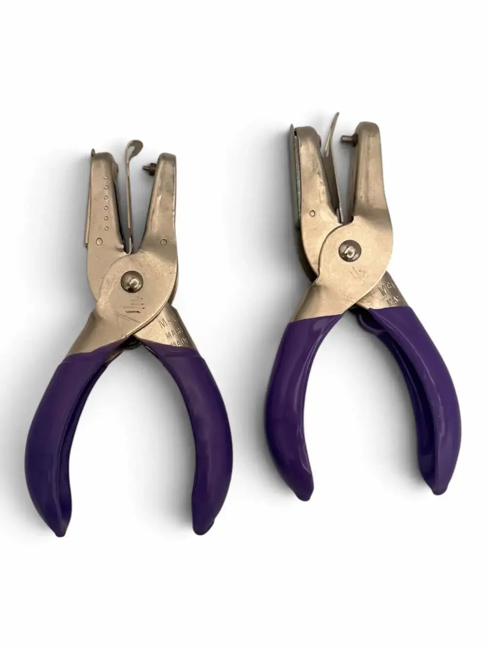 McGill Punchline 2 Inch Reach Round Hole Punch 2 Pack Purple